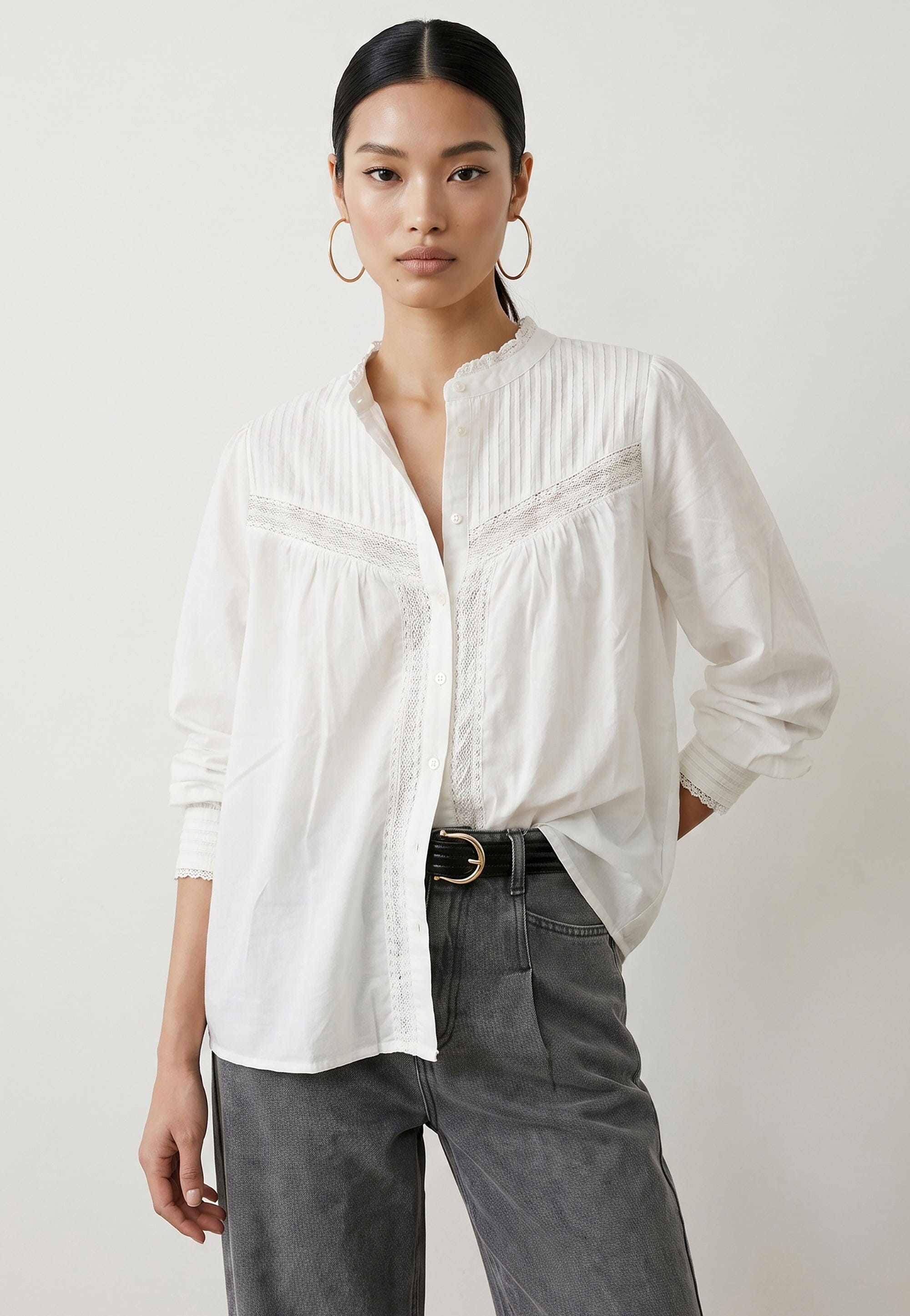 CHEMISE COTON - DELICIA - BLANC CHEMISIER NEW KOOKAI Mode Kookai