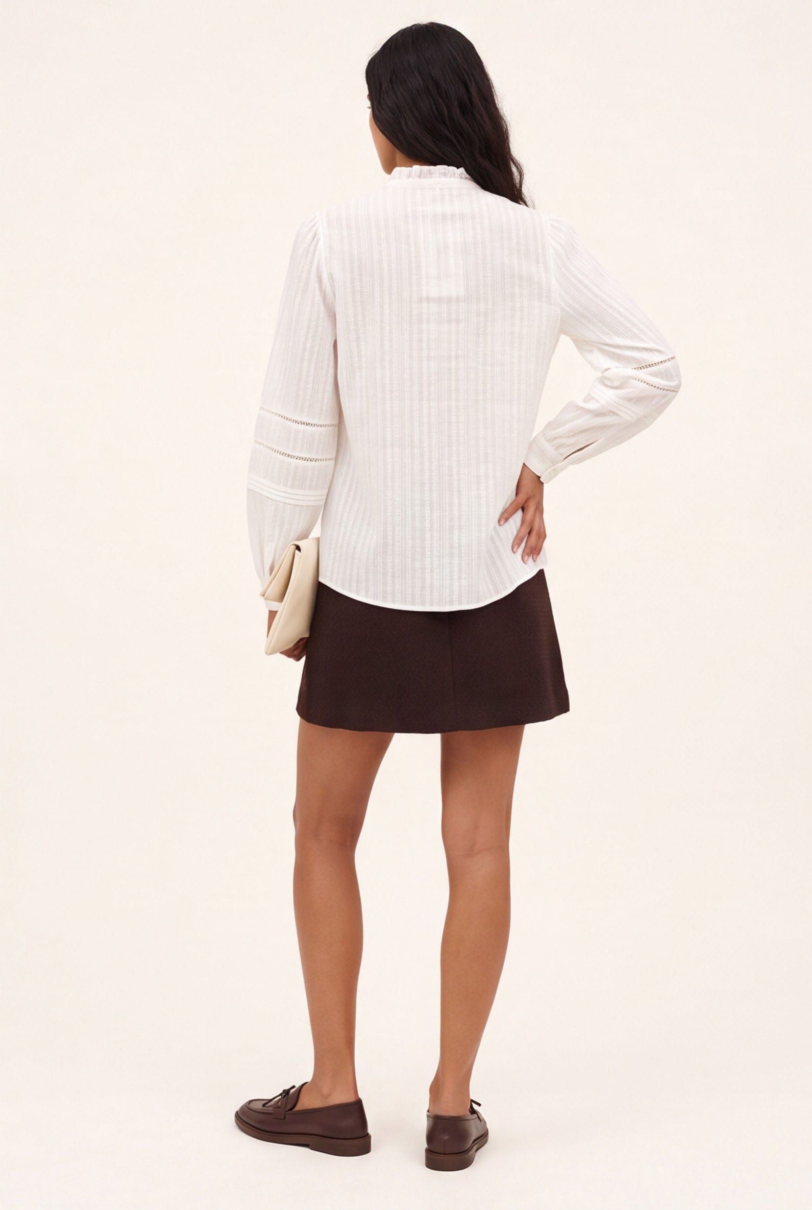 CHEMISE DENTELLE - DIAMOND - ECRU CHEMISIER NEW KOOKAI Mode Kookai