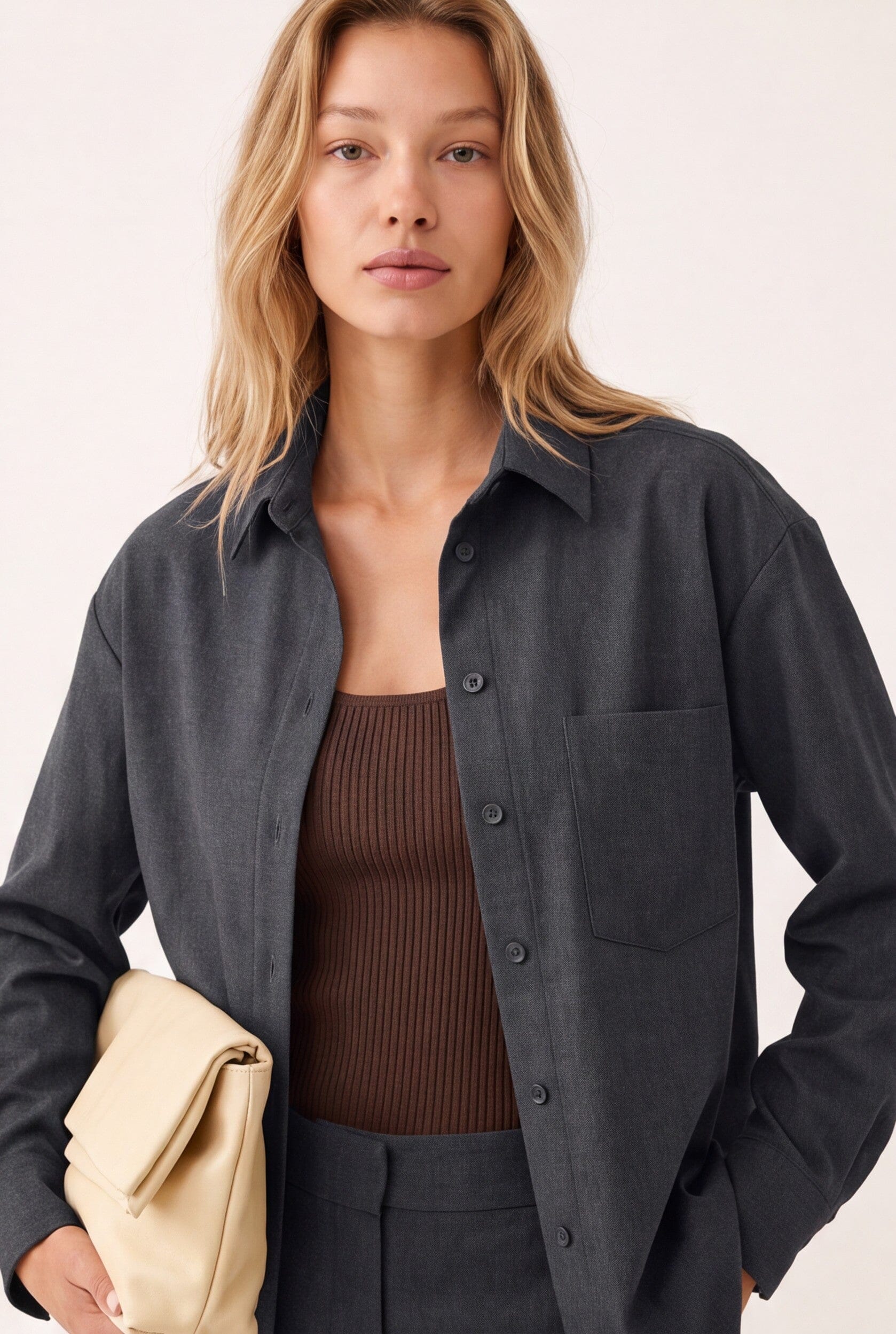 CHEMISE - DUBLIN - GRIS CHEMISIER NEW KOOKAI Mode Kookai