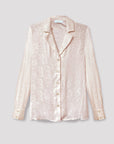 CHEMISE JACQUARD EFFET SOIE CALLISTE POUDRE CHEMISIER KOOKAI Mode Kookai