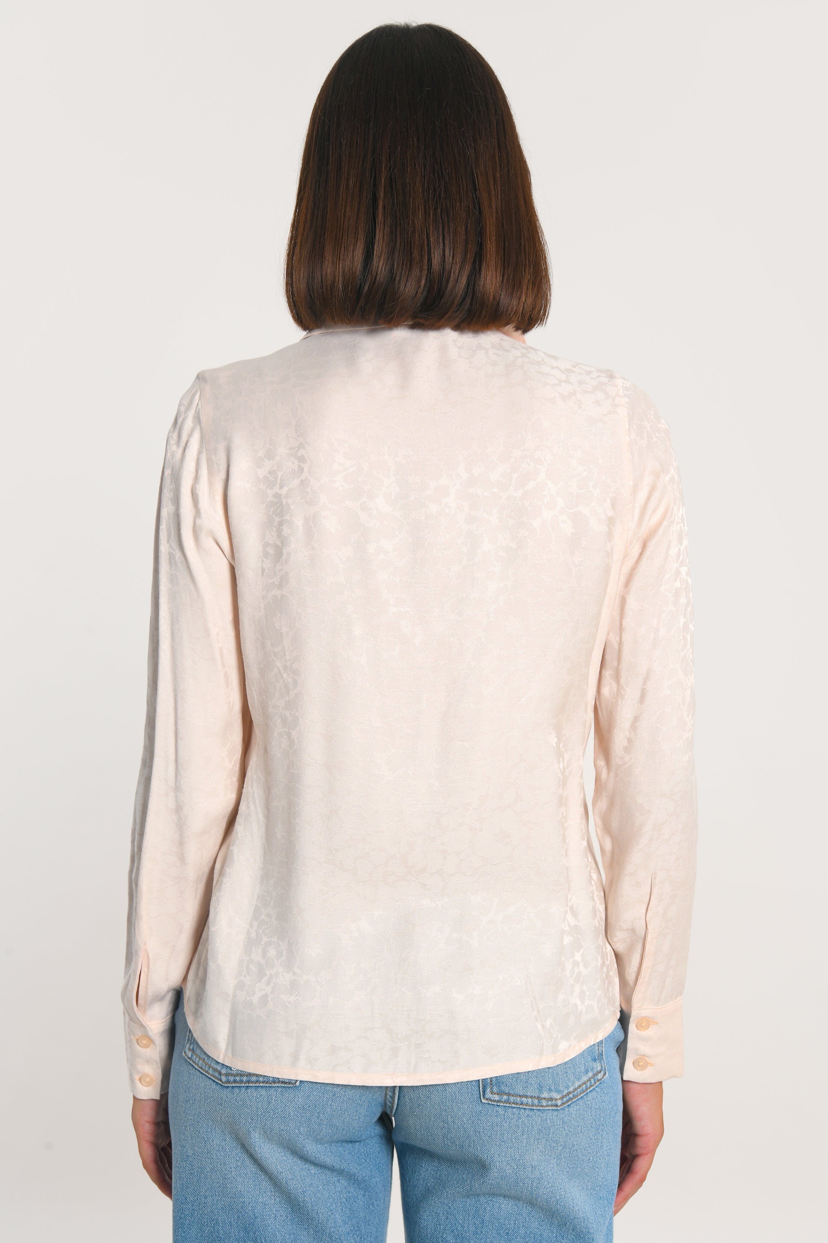 CHEMISE JACQUARD EFFET SOIE CALLISTE POUDRE CHEMISIER KOOKAI Mode Kookai