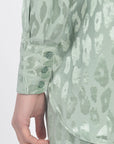 CHEMISE JACQUARD SATIN WISSEM CELADON CHEMISIER KOOKAI Mode Kookai