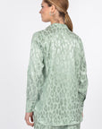 CHEMISE JACQUARD SATIN WISSEM CELADON CHEMISIER KOOKAI Mode Kookai