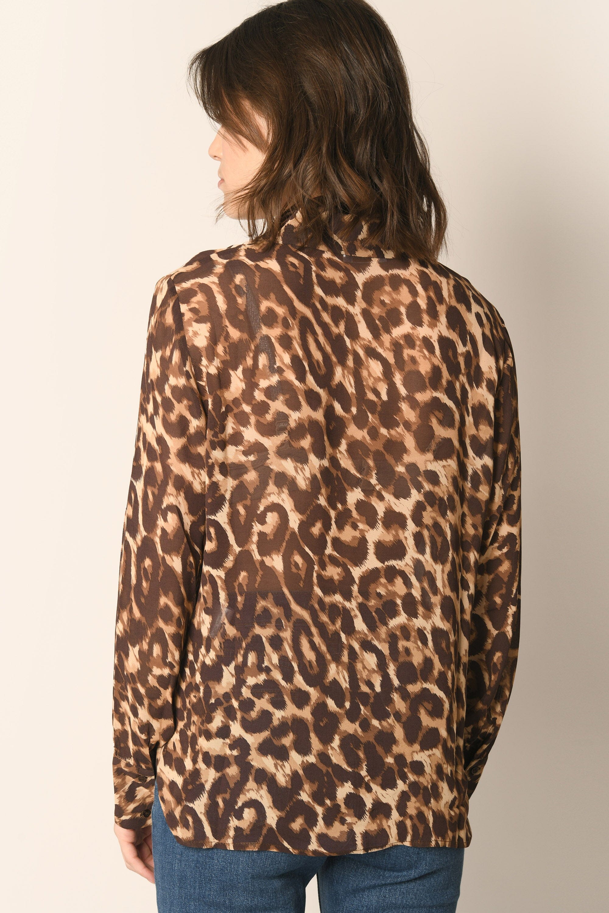 CHEMISE LEOPARD - CARAMEL - AZELIA ROBE NEW KOOKAI Mode Kookai