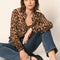CHEMISE LEOPARD - CARAMEL - AZELIA ROBE NEW KOOKAI Mode Kookai