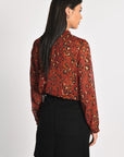 CHEMISE LÉOPARD MINA BORDEAUX CHEMISIER KOOKAI Mode Kookai