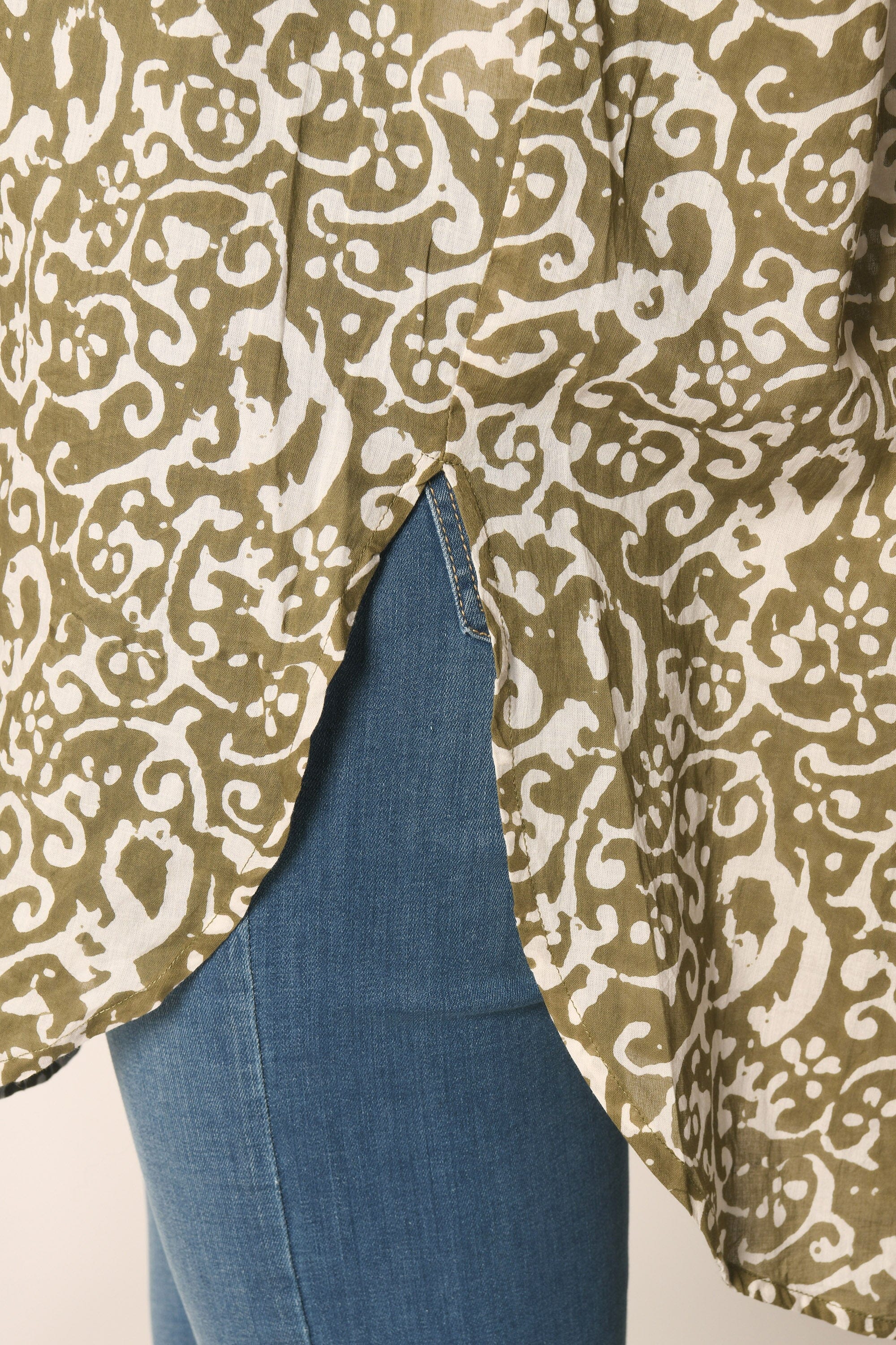 CHEMISE LOOSE - KAKI - MULHOUSE CHEMISIER KOOKAI Mode Kookai