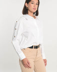 CHEMISE NATACHA BLANC CHEMISIER NEW KOOKAI Mode Kookai