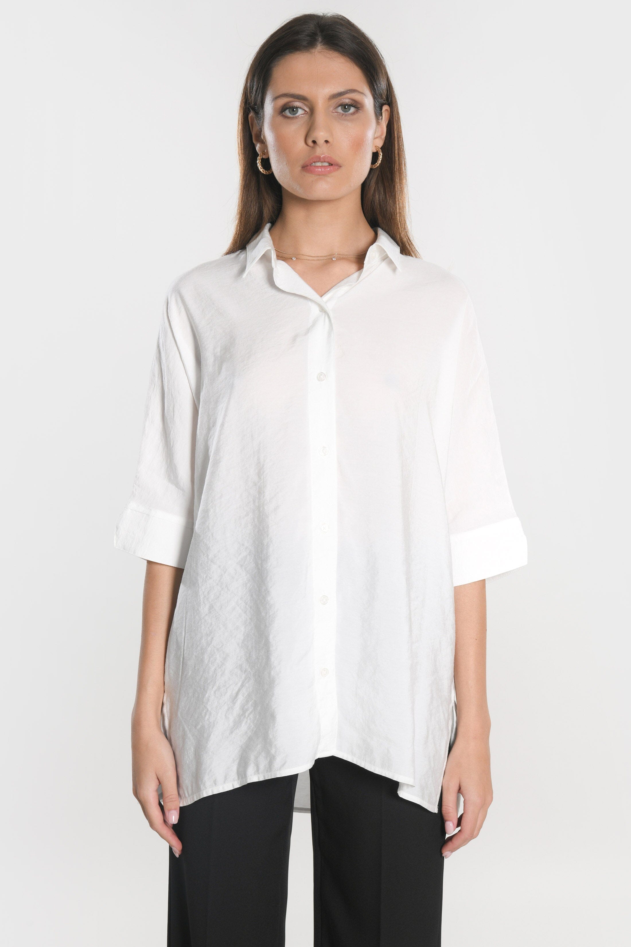 CHEMISE OVERSIZE LILOU OFF WHITE CHEMISIER NEW KOOKAI Mode Kookai