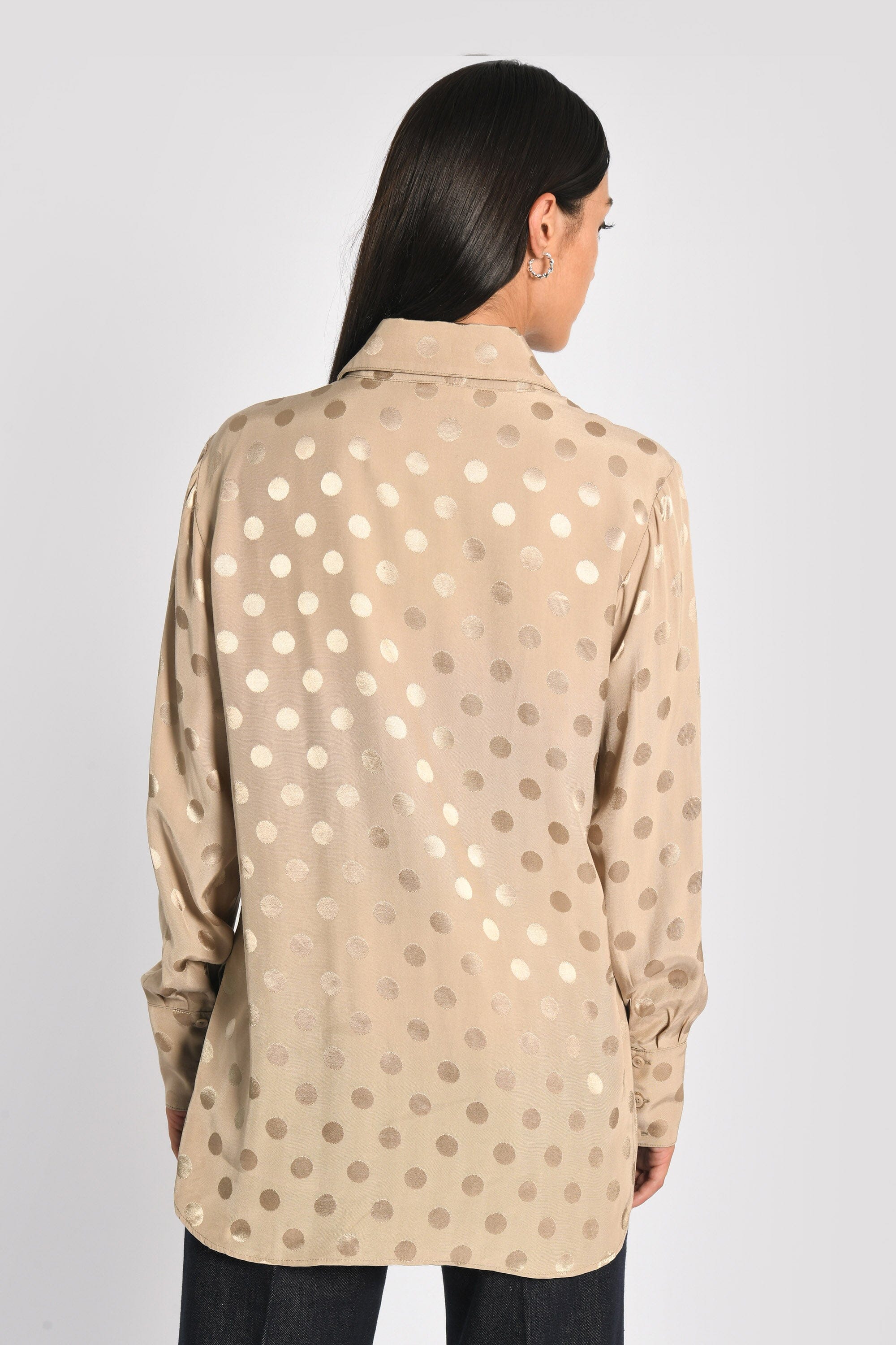 CHEMISE OVERSIZED POIS BELLA CHAMPAGNE CHEMISIER KOOKAI Mode Kookai