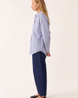 CHEMISE RAYEE - D-BOXY - BLEU CHEMISIER NEW KOOKAI Mode Kookai