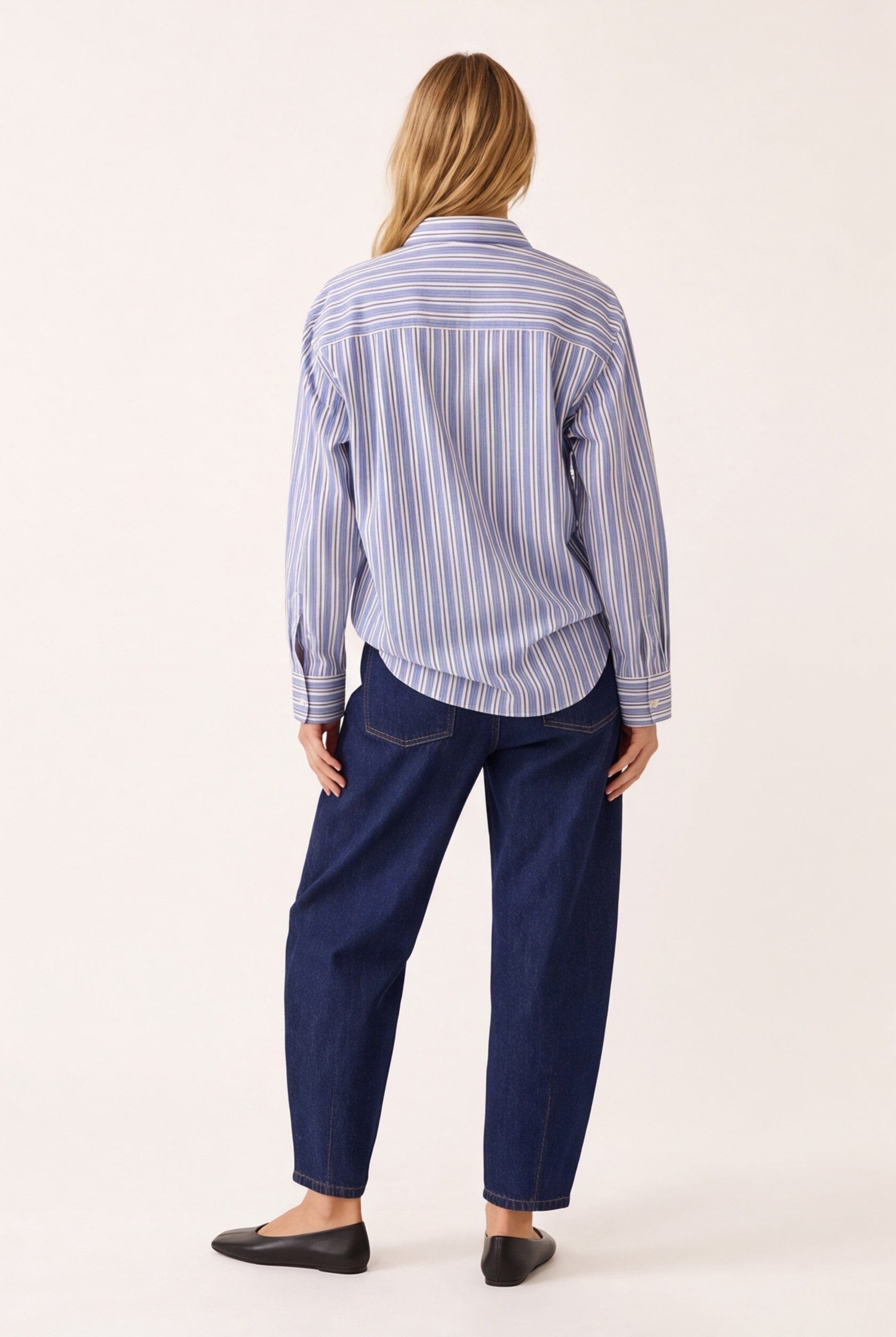 CHEMISE RAYEE - D-BOXY - BLEU CHEMISIER NEW KOOKAI Mode Kookai