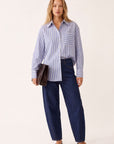 CHEMISE RAYEE - D-BOXY - BLEU CHEMISIER NEW KOOKAI Mode Kookai
