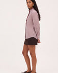 CHEMISE RAYEE - DUPLEX - BORDEAUX CHEMISIER NEW KOOKAI Mode Kookai