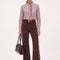 CHEMISE RAYEE - DUPLEX - BORDEAUX CHEMISIER NEW KOOKAI Mode Kookai
