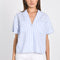 CHEMISE RAYURES CROP LULA BLUE CHEMISIER KOOKAI Mode Kookai