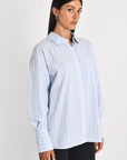 CHEMISE RAYURES DANDY ERIN BLEU/BLANC CHEMISIER KOOKAI Mode Kookai