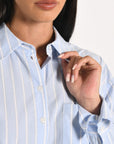 CHEMISE RAYURES DANDY ERIN BLEU/BLANC CHEMISIER KOOKAI Mode Kookai