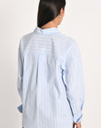 CHEMISE RAYURES DANDY ERIN BLEU/BLANC CHEMISIER KOOKAI Mode Kookai