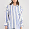CHEMISE RAYURES HEATHER BLANC/BLEU CHEMISIER KOOKAI Mode Kookai