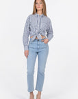 CHEMISE RAYURES LETTY BLEU CHEMISIER KOOKAI Mode Kookai