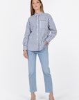 CHEMISE RAYURES LETTY BLEU CHEMISIER KOOKAI Mode Kookai