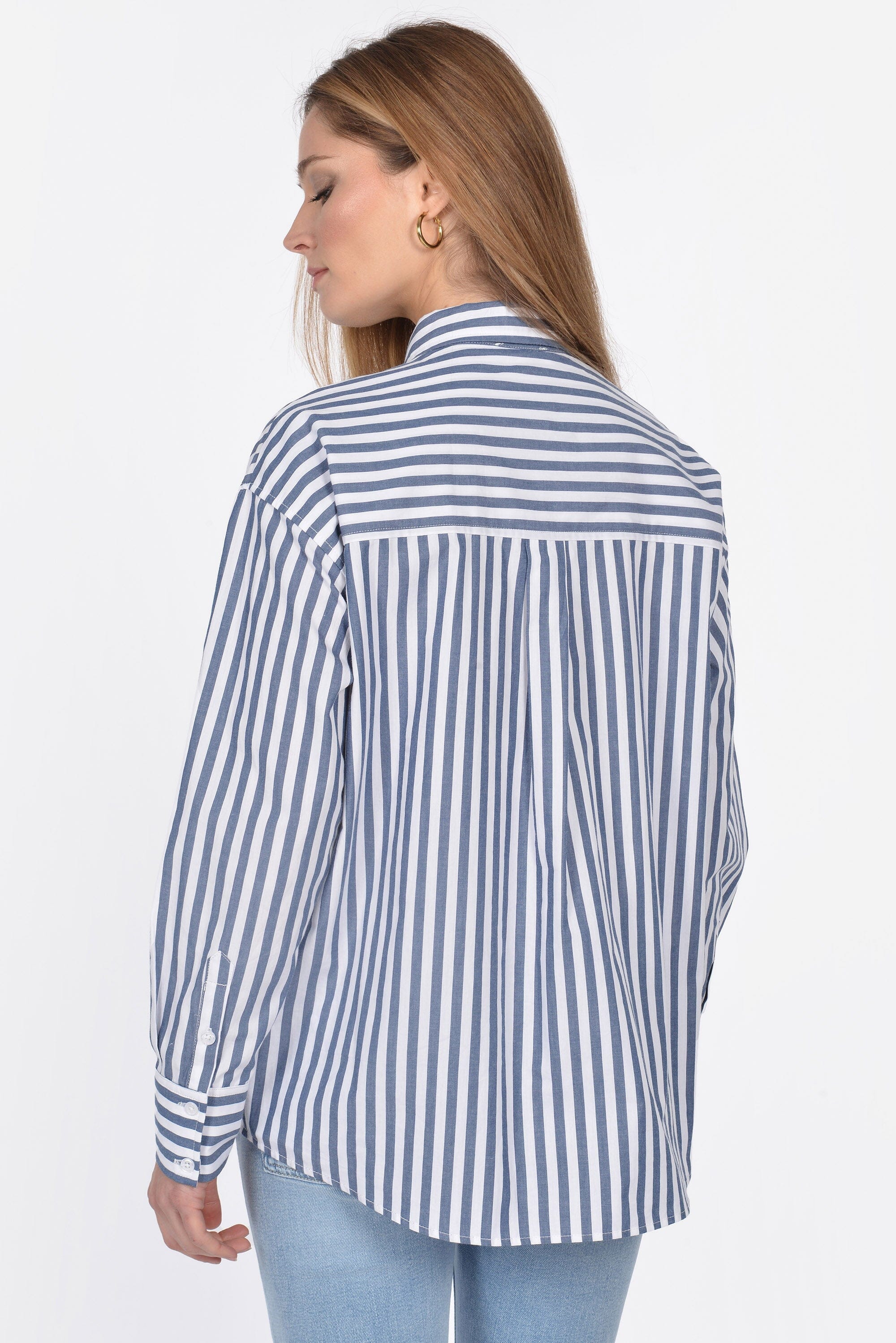 CHEMISE RAYURES LETTY BLEU CHEMISIER KOOKAI Mode Kookai