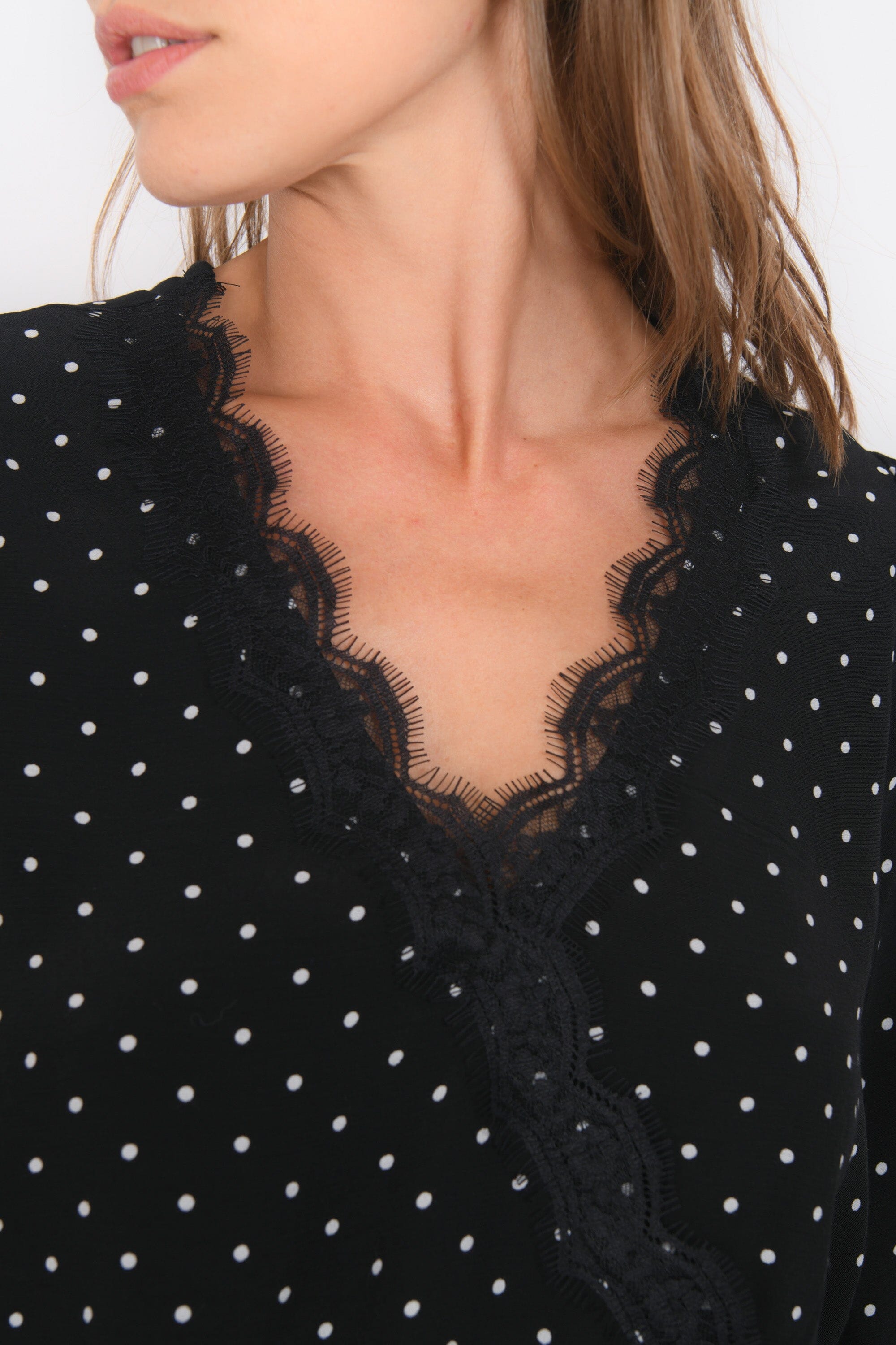 Chemisier Barney blouse c.coeur Noir CHEMISIER NEW KOOKAI Mode Kookai