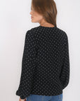 Chemisier Barney blouse c.coeur Noir CHEMISIER NEW KOOKAI Mode Kookai