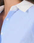 CHEMISIER - BASS - BLEU CHEMISIER NEW KOOKAI Mode Kookai