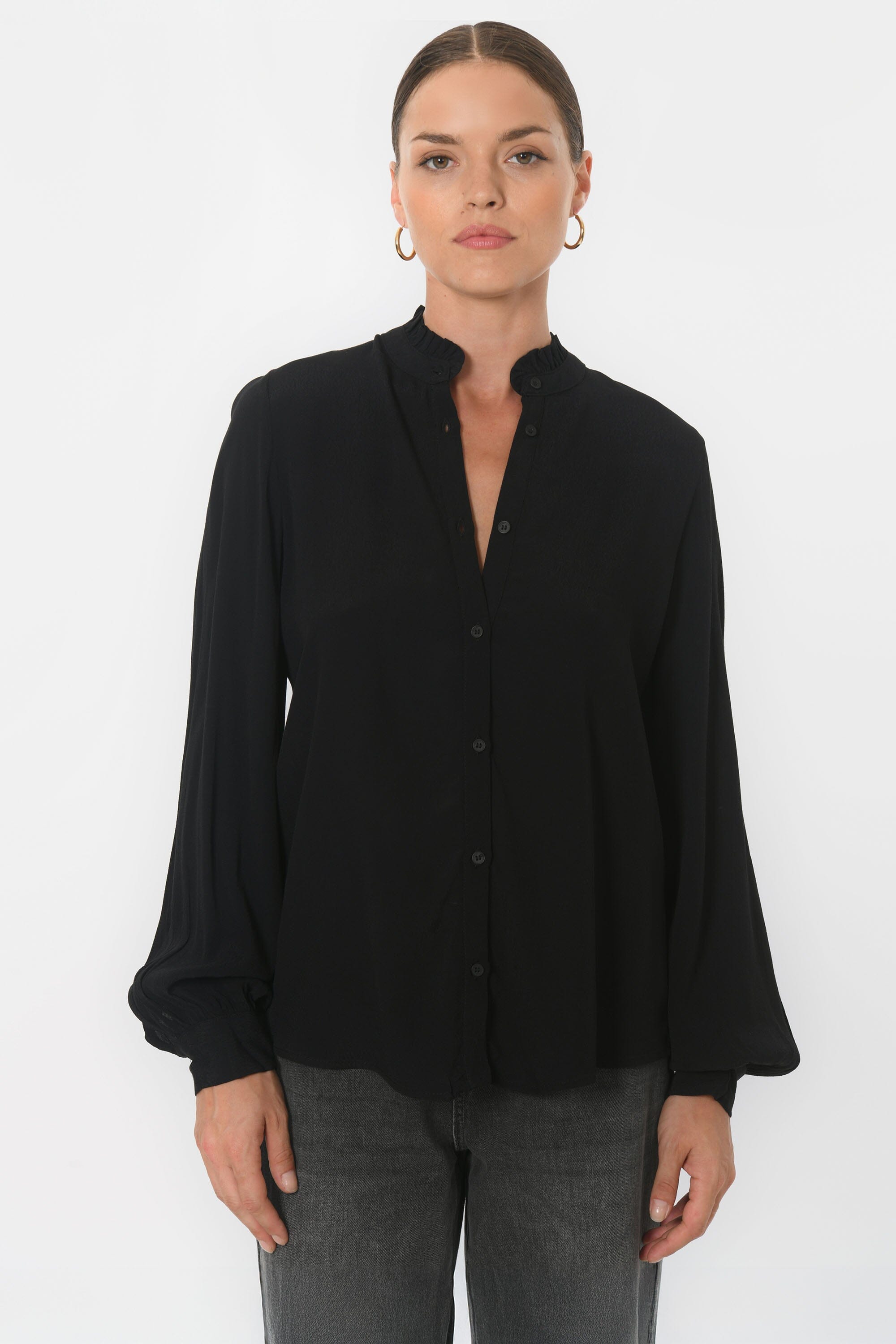 CHEMISIER - BETHANY - NOIR CHEMISIER NEW KOOKAI Mode Kookai