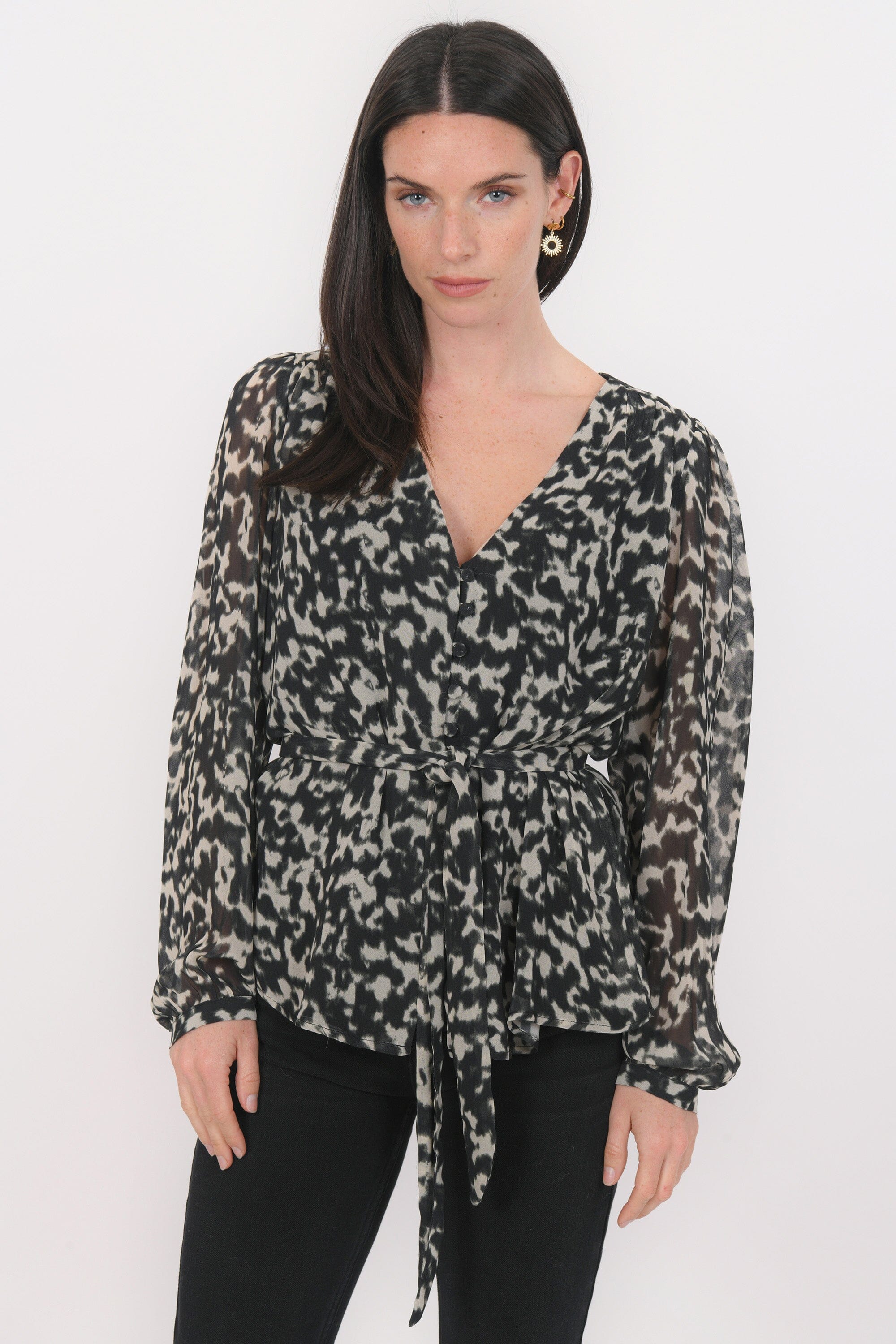 CHEMISIER - BETTY - NOIR/BLANC CHEMISIER NEW KOOKAI Mode Kookai