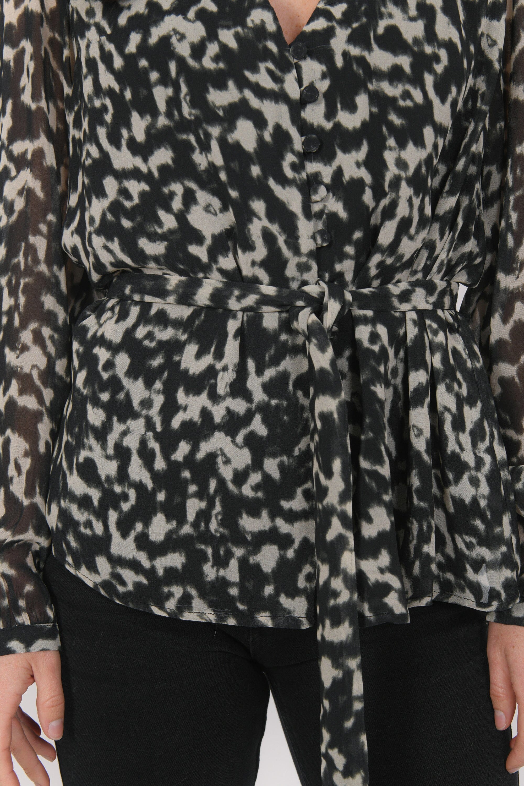 CHEMISIER - BETTY - NOIR/BLANC CHEMISIER NEW KOOKAI Mode Kookai