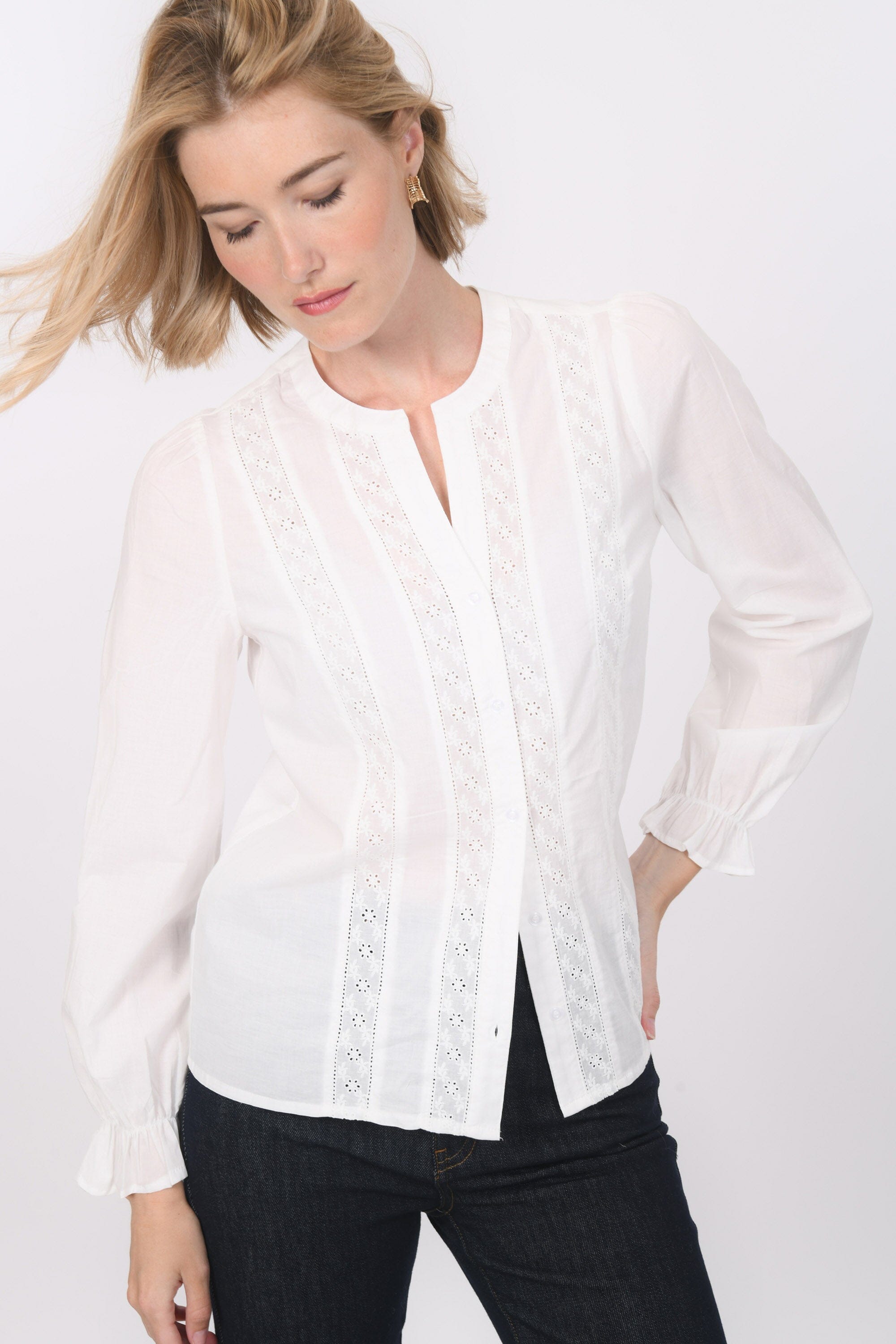 CHEMISIER - BLOOM - BLANC CHEMISIER NEW KOOKAI Mode Kookai