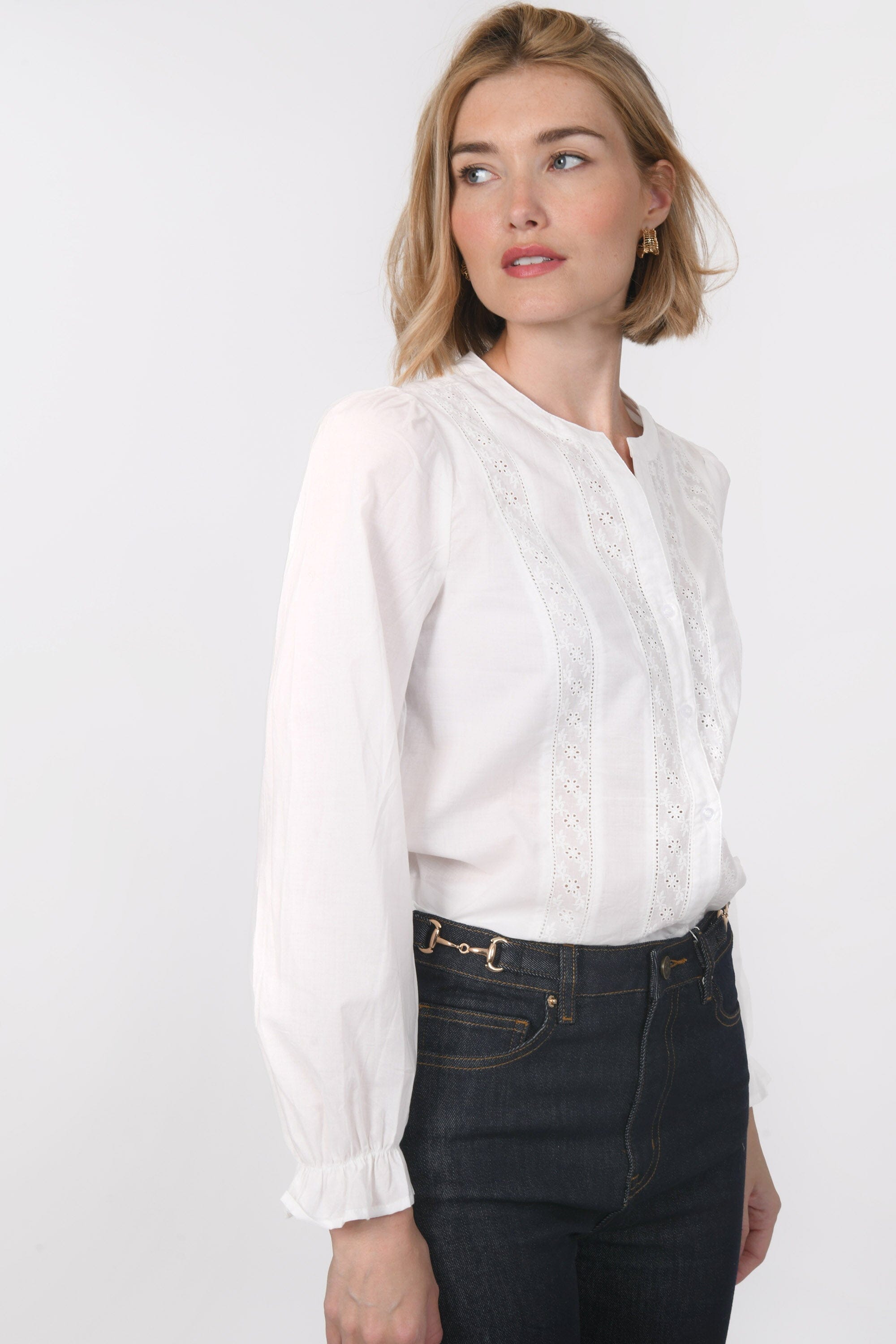 CHEMISIER - BLOOM - BLANC CHEMISIER NEW KOOKAI Mode Kookai
