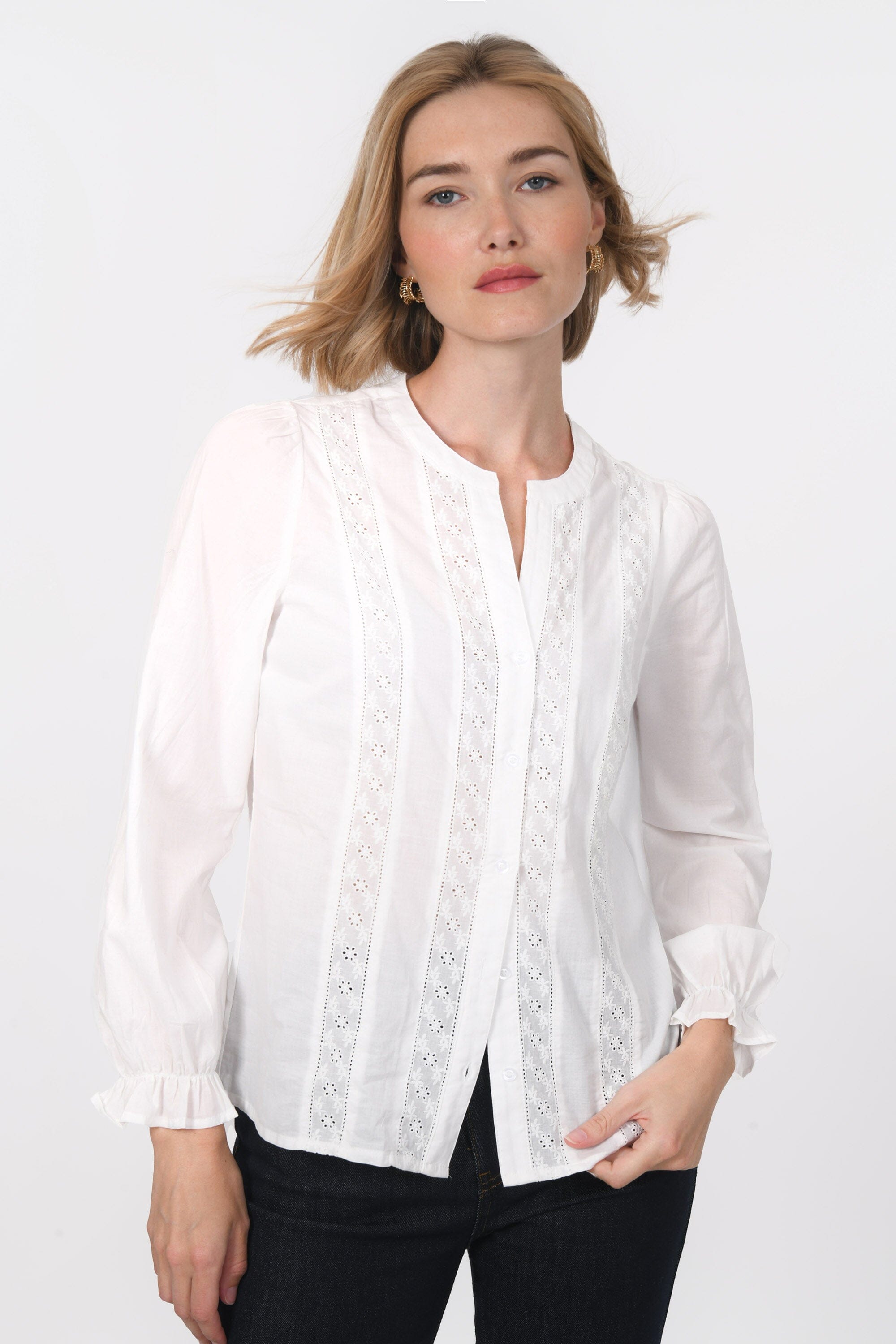 CHEMISIER - BLOOM - BLANC CHEMISIER NEW KOOKAI Mode Kookai