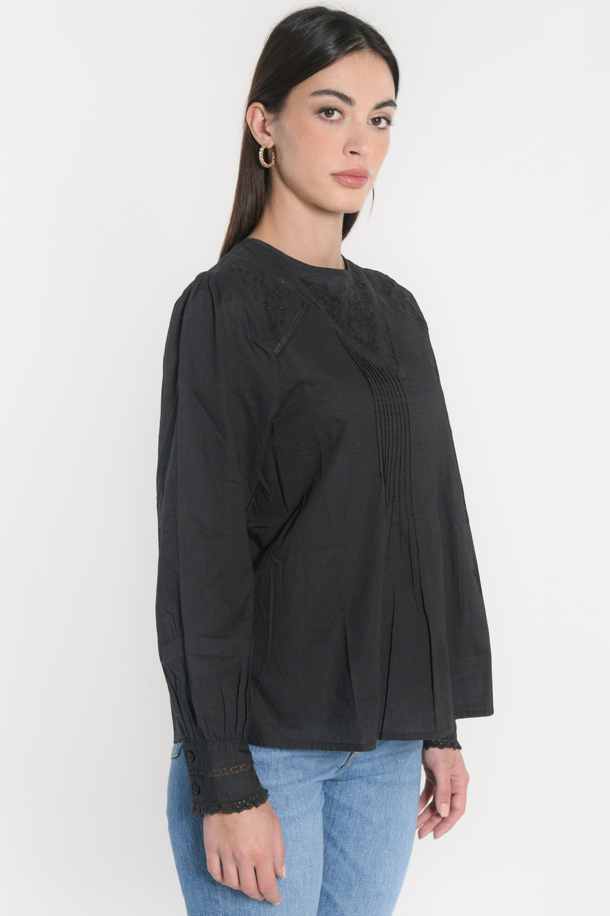 CHEMISIER BLOUSE HELENA NOIR CHEMISIER KOOKAI Mode Kookai