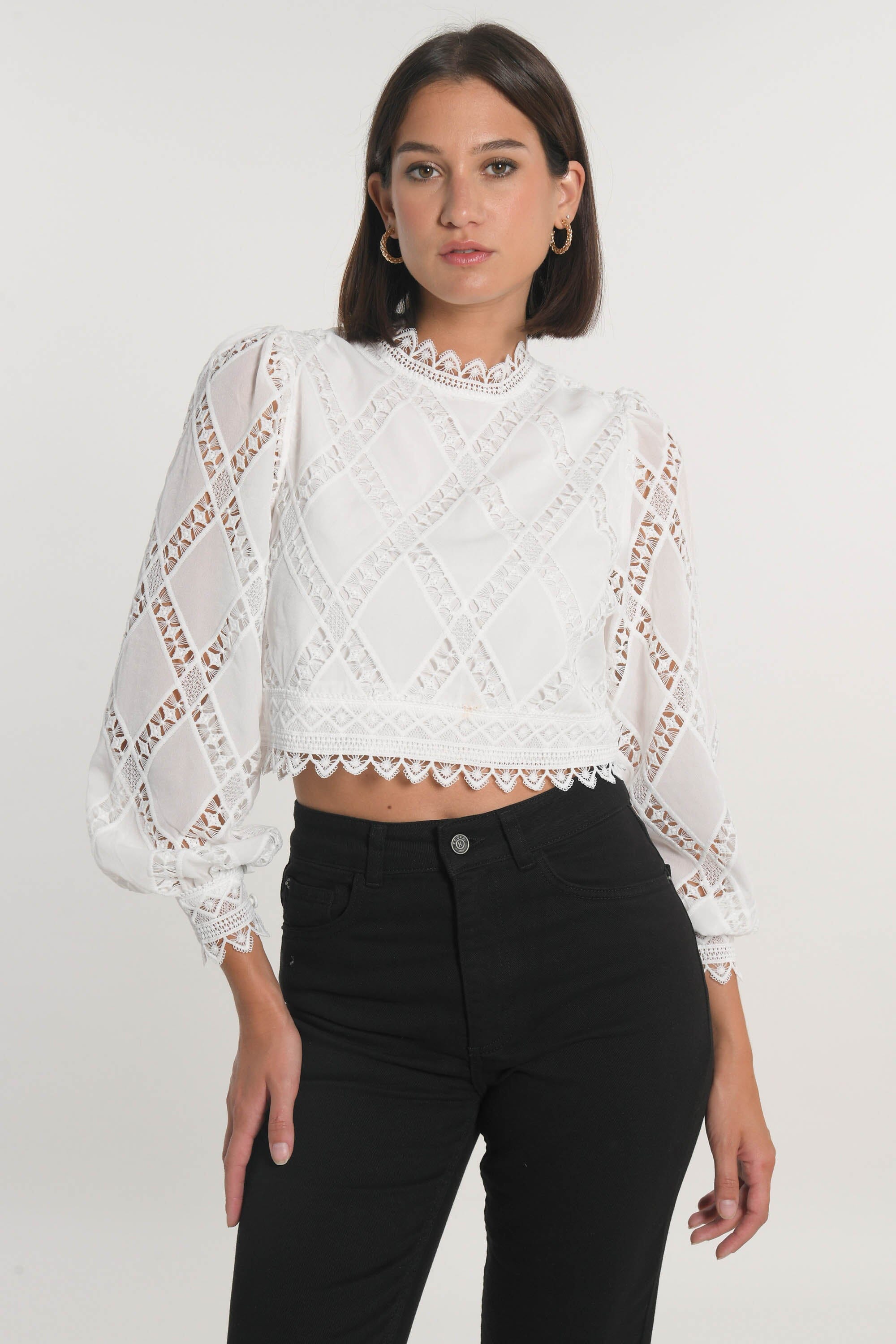 CHEMISIER BLOUSE KELLY BLANC CHEMISIER KOOKAI Mode Kookai