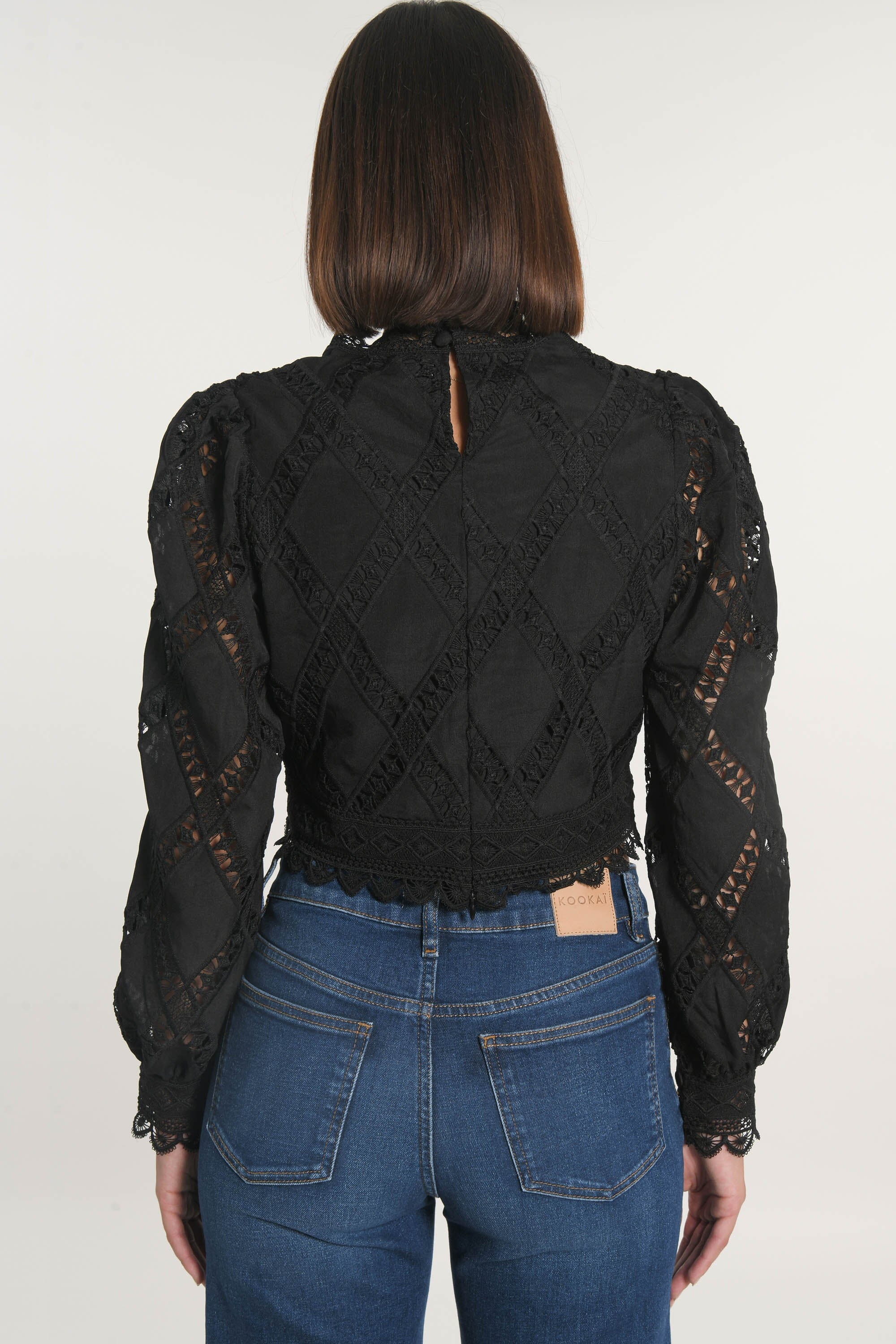 CHEMISIER BLOUSE KELLY NOIR CHEMISIER KOOKAI Mode Kookai