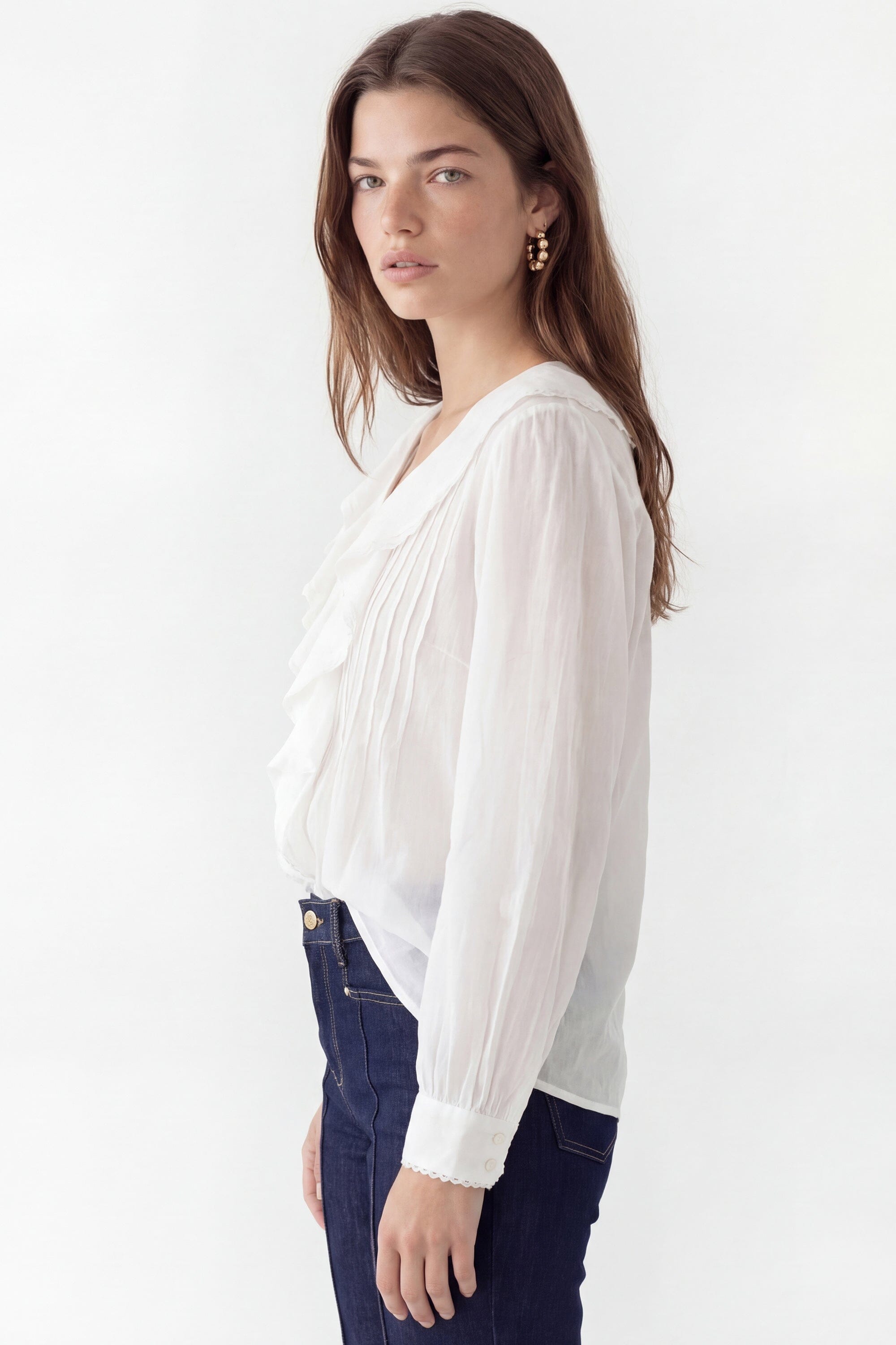 CHEMISIER BOHEME - CRESCENT - BLANC CHEMISIER NEW KOOKAI Mode Kookai