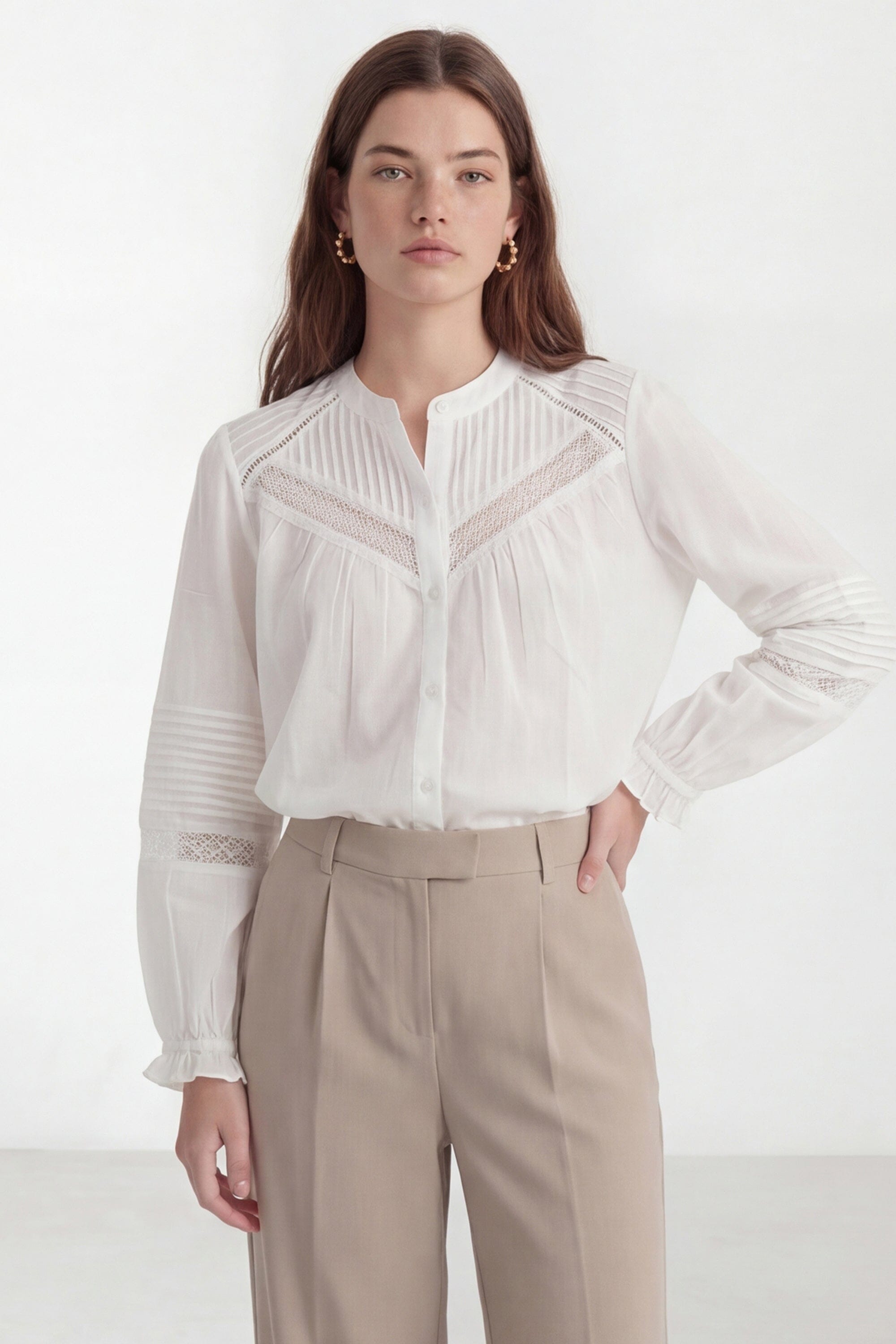 CHEMISIER BOHO - CHARMA - BLANC CHEMISIER NEW KOOKAI Mode Kookai