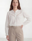 CHEMISIER BOHO - CHARMA - BLANC CHEMISIER NEW KOOKAI Mode Kookai