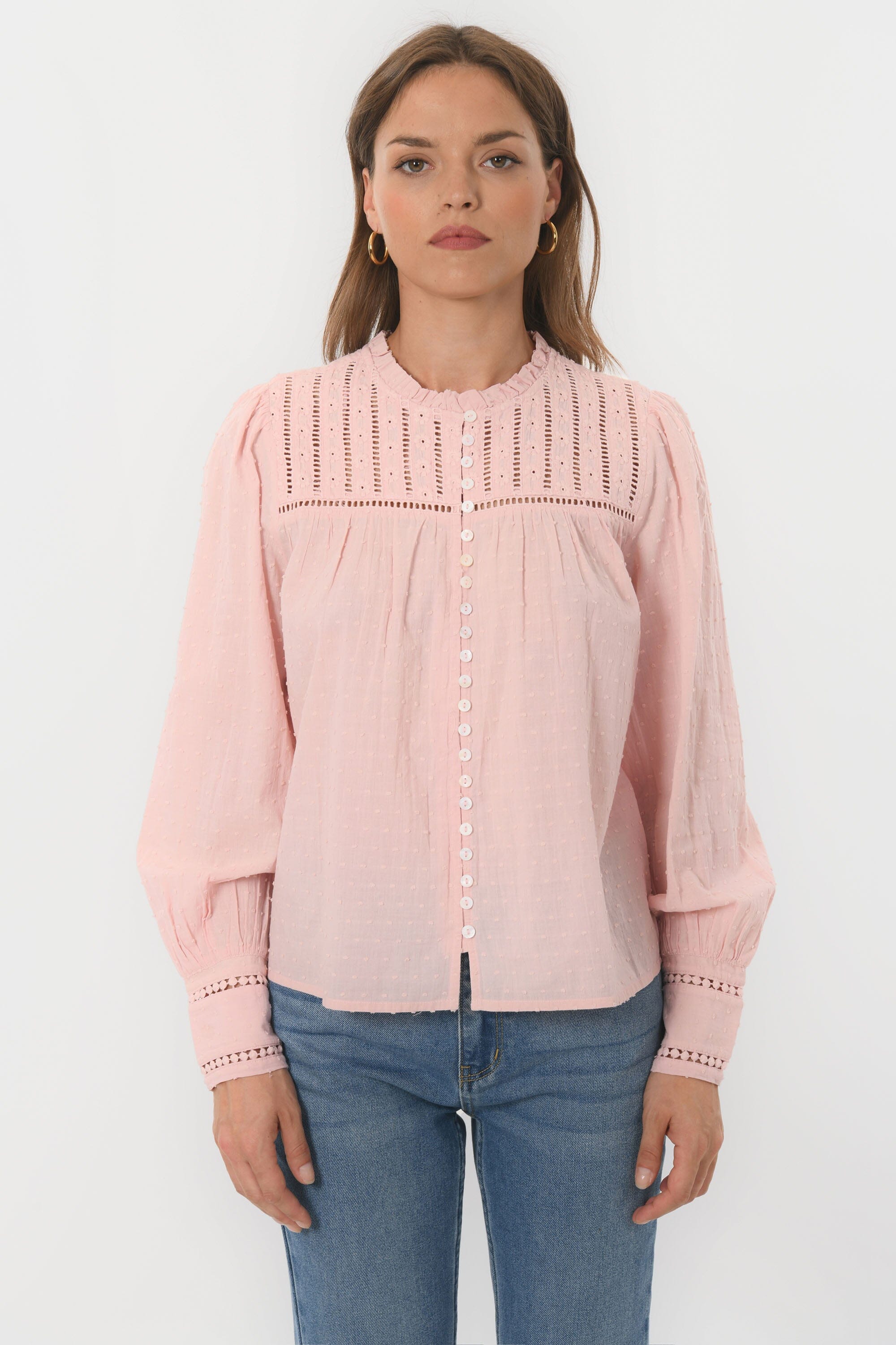 CHEMISIER - BONALY - ROSE CHEMISIER NEW KOOKAI Mode Kookai