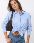 CHEMISIER - BOXY - BLEU CHEMISIER NEW KOOKAI Mode Kookai