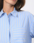 CHEMISIER - BOXY - BLEU CHEMISIER NEW KOOKAI Mode Kookai