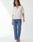 CHEMISIER BRODE - CARY - BLANC CHEMISIER NEW KOOKAI Mode Kookai