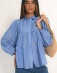 CHEMISIER BRODERIES - AICHA - CHAMBRAY CHEMISIER NEW KOOKAI Mode Kookai