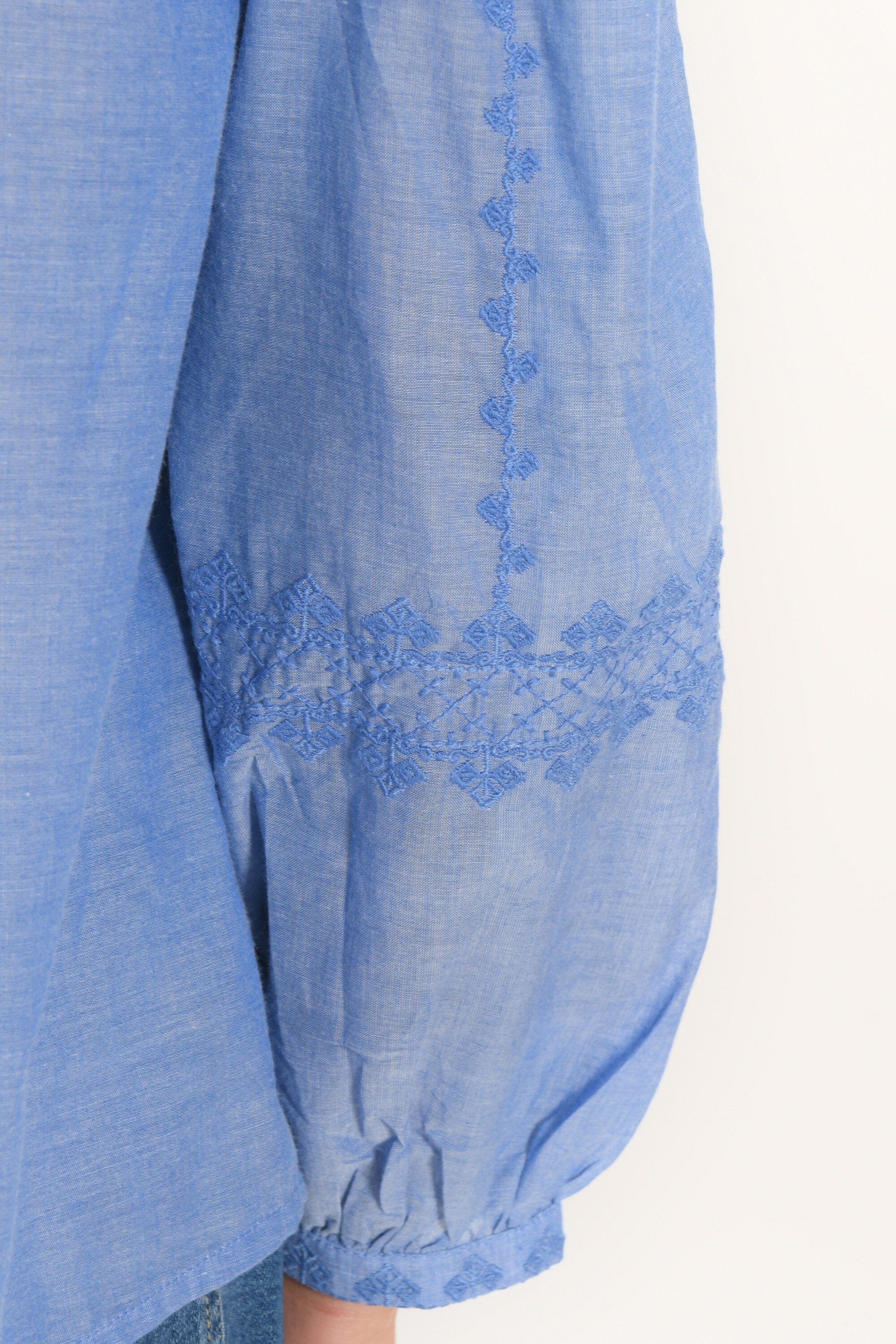 CHEMISIER BRODERIES - AICHA - CHAMBRAY CHEMISIER NEW KOOKAI Mode Kookai