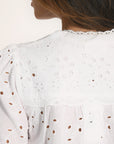 CHEMISIER BRODERIES ANGLAISE - ARMAND - BLANC CHEMISIER NEW KOOKAI Mode Kookai