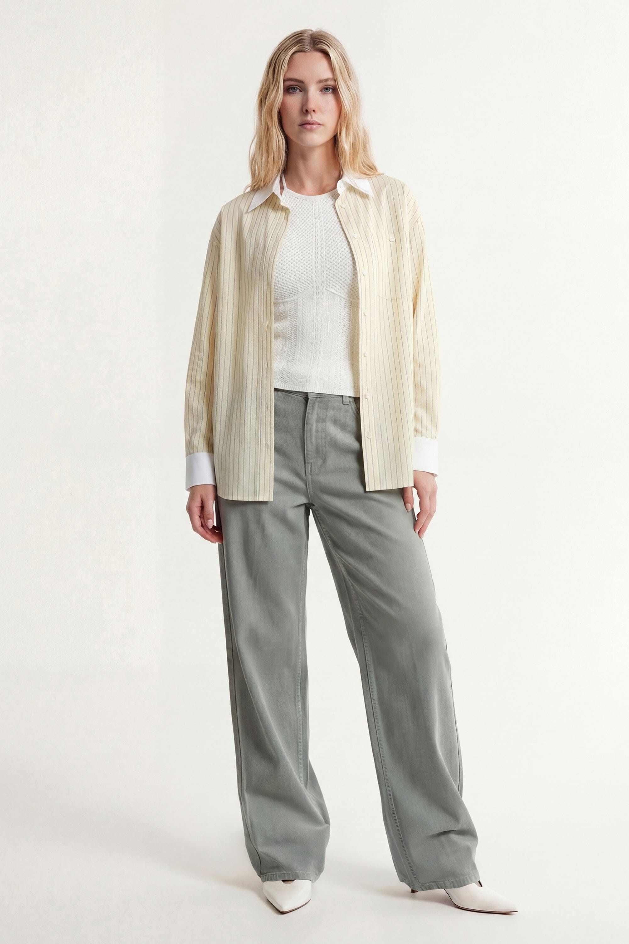 CHEMISIER - CHARLIE - JAUNE CHEMISIER NEW KOOKAI Mode Kookai